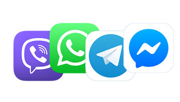 Menu Digitale accessibile da WhatsApp Messenger Telegram Viber